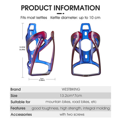 🚴‍♂️💧 Βάση Παγουριού Ποδηλάτου WEST BIKING – Ultralight, Ανθεκτική & Πολύχρωμη ✨