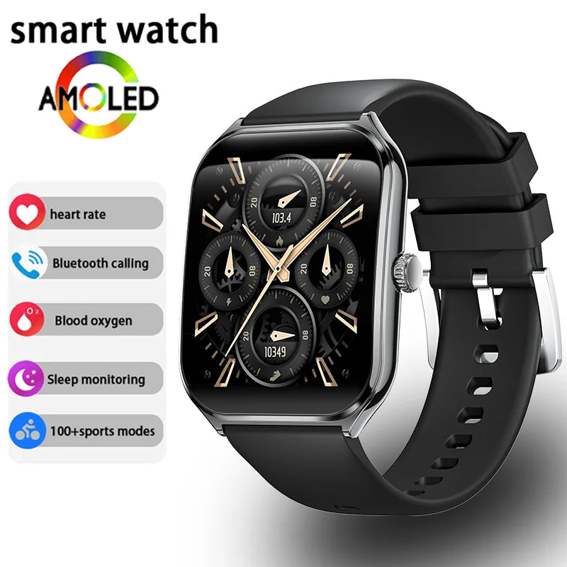 ⌚ New Ultra Thin Smart Watch 1.96" AMOLED – Κομψό, Έξυπνο & Υψηλής Ανάλυσης