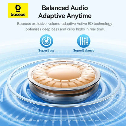 Baseus EP10 Pro ANC Wireless Earbuds – Bluetooth 6.0, Hi-Res LDAC & Adaptive Noise Cancellation up to 50dB