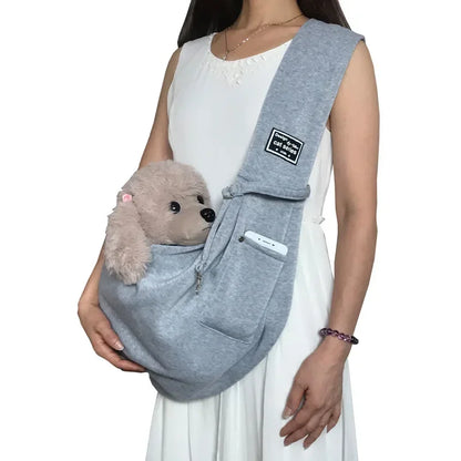 🎒🐾 Comfortable Crossbody Pet Sling Bag – Άνετη Τσάντα Μεταφοράς για Σκύλους & Γάτες 🐶🐱 Πάρ’ το κατοικίδιό σου παντού – με στυλ & άνεση!