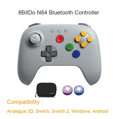 🎮✨ 8BitDo N64 Bluetooth Controller – Retro Gaming Gamepad για Switch, Windows & Android