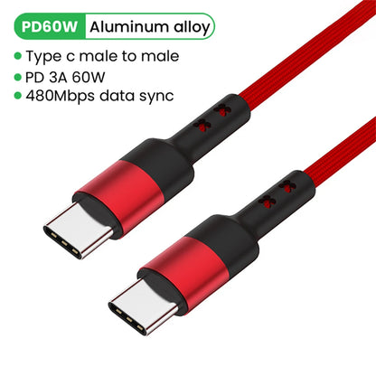 USB-C σε USB-C Καλώδιο Φόρτισης PD 100W (5A) – Ultra Fast Charge για Laptop & Smartphone