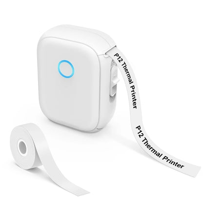 🏷️ P12 Portable Mini Thermal Label Printer – Bluetooth Εκτυπωτής Ετικετών με Marklife App & Επαναφόρτιση Type-C