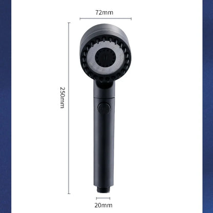 🚿 Τηλέφωνο Ντους Υψηλής Πίεσης με Φίλτρο & Massage Brush – 3 Λειτουργίες & Rain Faucet Design