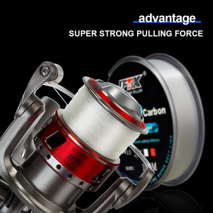 🎣✨ FTK Fluorocarbon Fishing Line 100m 🚀 (4.13–34.32LB – Super Soft)