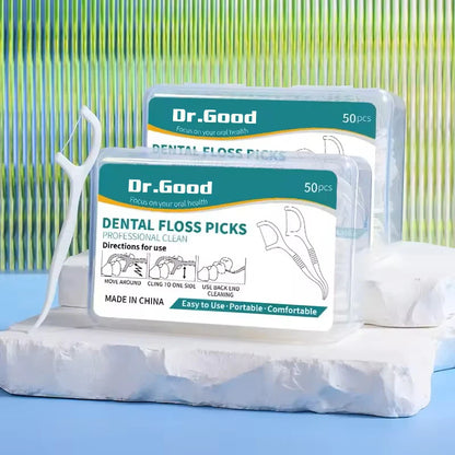 🦷 Dental Floss Sticks – 50/150/300/600/1000 Τεμάχια – Οδοντικό Νήμα Μίας Χρήσης για Στοματική Υγιεινή