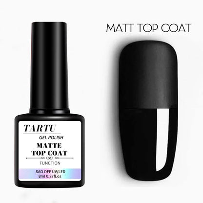 💅✨ Functional Gel Nail Art Set 8ml – Base Coat, Diamond Top & Matte Top 🌟