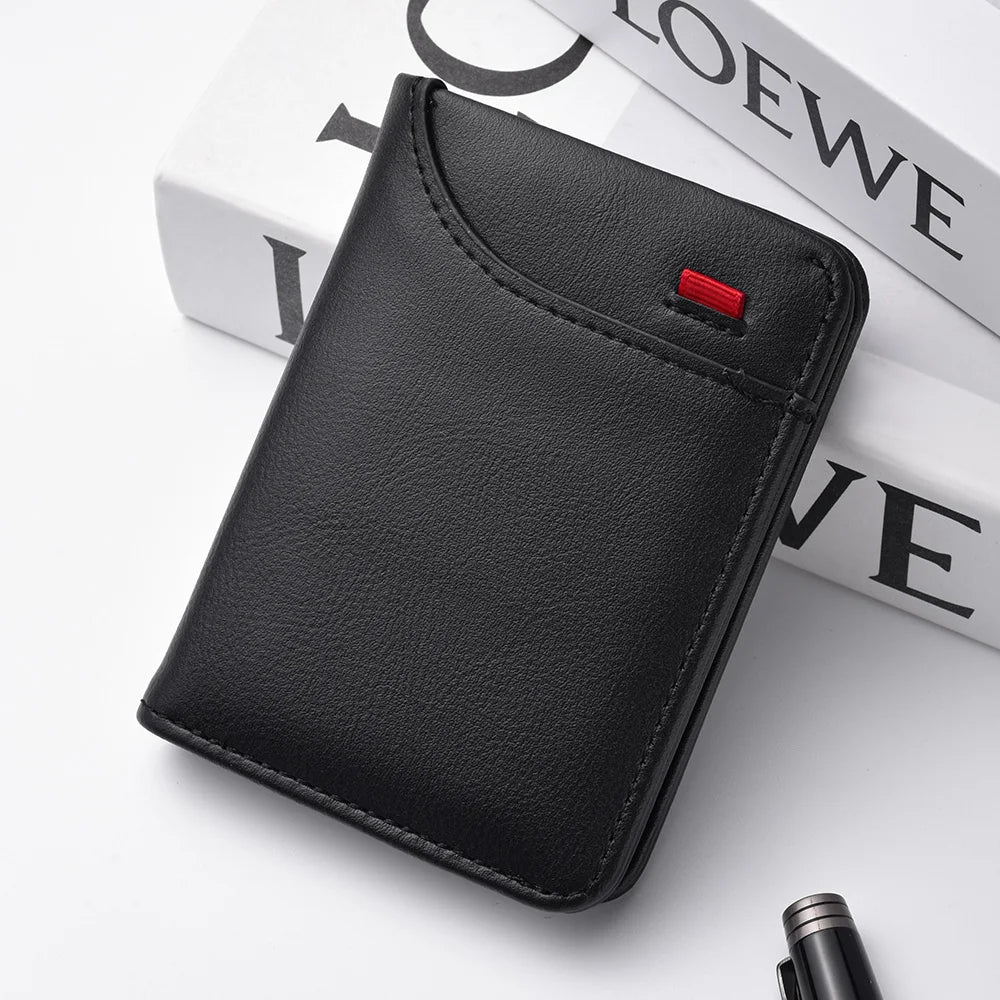 👛 Ανδρικό Mini Πορτοφόλι – Ultra-thin PU Leather, Κομψό & Ελαφρύ 💼✨