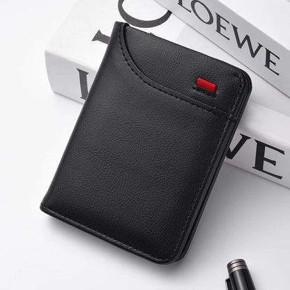 👛 Ανδρικό Mini Πορτοφόλι – Ultra-thin PU Leather, Κομψό & Ελαφρύ 💼✨