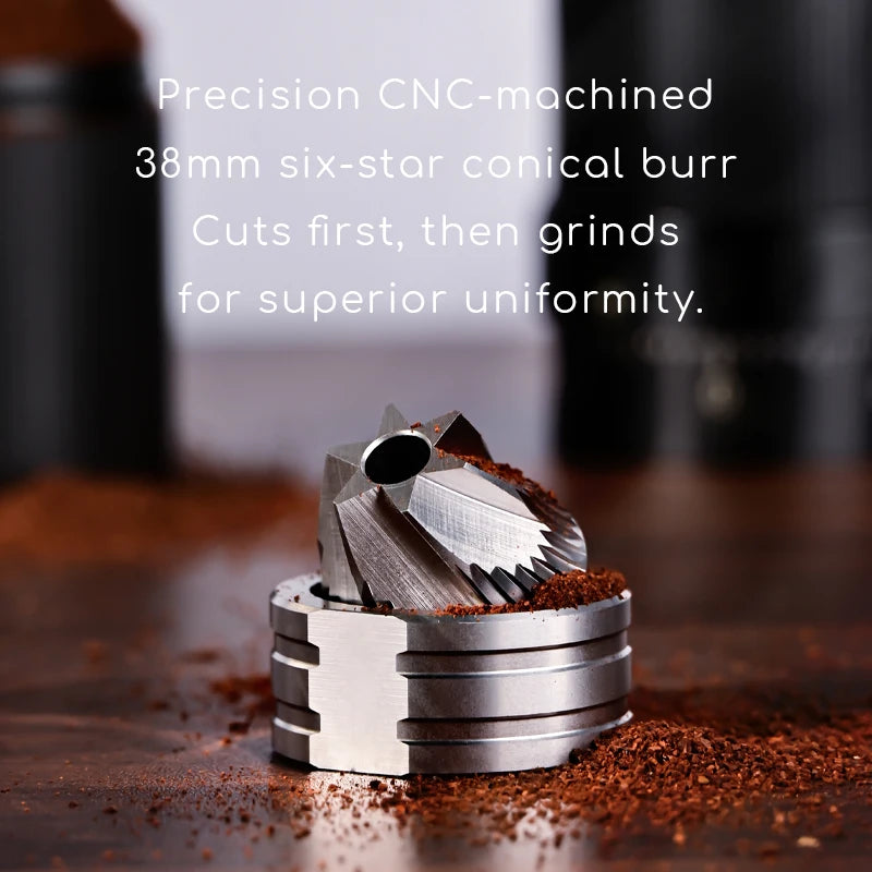 ☕⚡ Ηλεκτρικός Μύλος Καφέ USB 38mm – Ασύρματος, Φορητός & Υψηλής Ακρίβειας ⚡☕