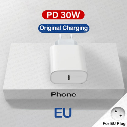 ⚡ Apple Original 30W Type-C Γρήγορος Φορτιστής – PD Fast Charge Η αυθεντική λύση φόρτισης της Apple για γρήγορη και ασφαλή τροφοδοσία των συσκευών σου! 🍏🔋