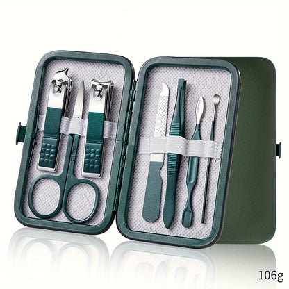 ✨ Professional Nail Care Kit – 7/10/12/18 PCS Manicure & Pedicure Set with Travel Case