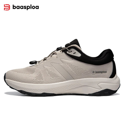 👟 Baasploa Ανδρικά Παπούτσια Πεζοπορίας – Καλοκαίρι 2025 Mesh Breathable Outdoor Sneakers 🌿🏞