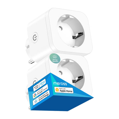 Meross Smart WiFi Plug με Energy Monitor – 16A | Apple HomeKit • Alexa • Google • SmartThings