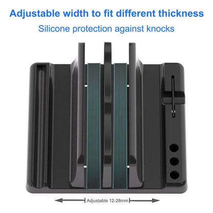 💻📐 Universal Vertical Laptop Stand – Βάση Docking με 2/3 Θέσεις 🎯