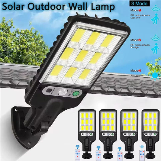 🌞🚪 Solar Motion Sensor Light – Έξυπνος Φωτισμός για Γκαράζ & Κήπο! 🚪🌞 108COB LEDs | 3 Modes | IP65 Waterproof | Adjustable Solar Panel