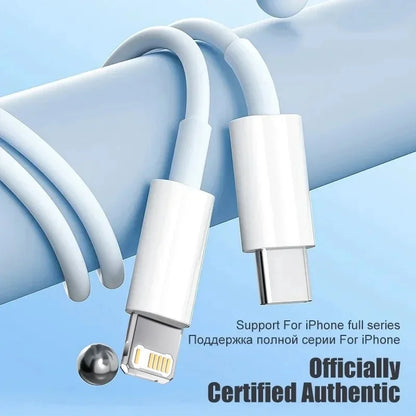 🔌⚡ PD 35W USB-C Καλώδιο Φόρτισης – Fast Charging για iPhone 14/13/12/11/XS/XR/8/7 📱✨