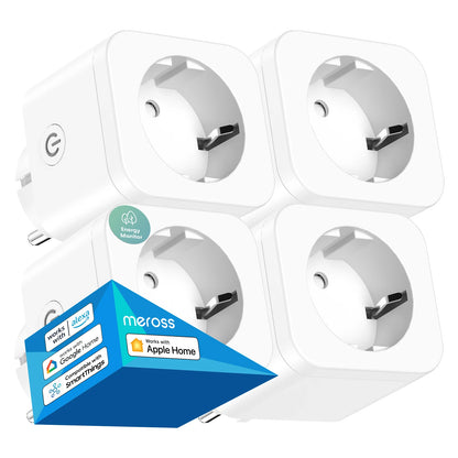 Meross Smart WiFi Plug με Energy Monitor – 16A | Apple HomeKit • Alexa • Google • SmartThings
