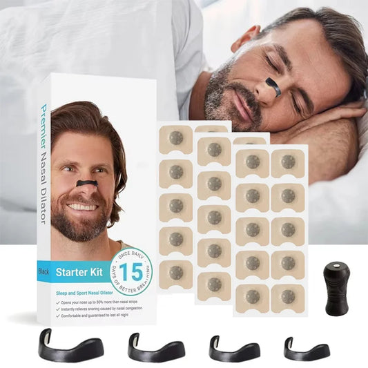 👃✨ Magnetic Nose Strips – Καλύτερη Αναπνοή & Ήσυχος Ύπνος! ✨😴 Anti-Snoring Nose Clip | Breathing Dilator | Sports & Sleep Aid
