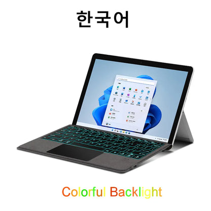 💻✨ AJIUYU Magnetic Backlit Keyboard – Για Microsoft Surface Go 1/2/3 ✨💻