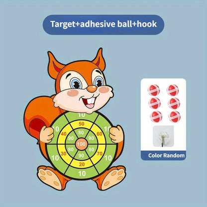 🎯✨ Εκπαιδευτικό Παιχνίδι Dart Board με Sticky Balls – Montessori Παιχνίδι για Παιδιά 3+ 🎁