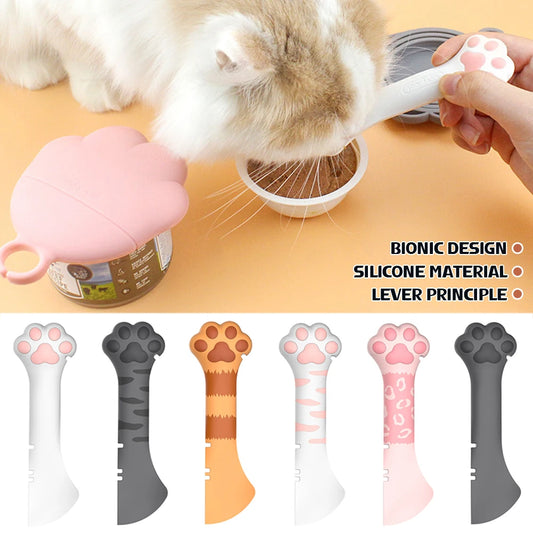 Pet Can Spoon 🥄🐾 | 3-in-1 Opener • Feeder • Scoop 🥫 | For Wet & Dry Food 🐶🐱 | Easy Feeding Tool ✅