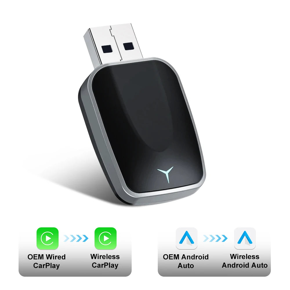 🚗 NEW Wireless CarPlay & Android Auto Adapter | Smart Mini Box | Plug & Play | Universal Compatibility for Nissan & Other Vehicles