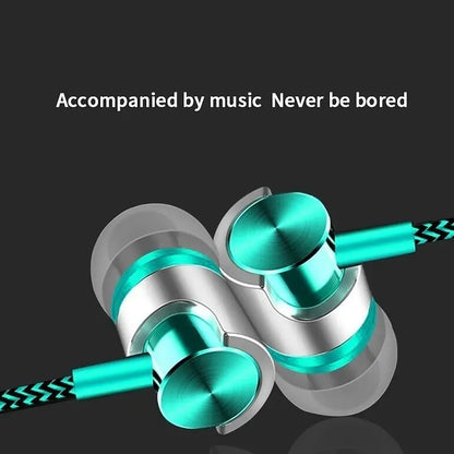 🎧 9D HIFI Heavy Bass – Μεταλλικά Ενσύρματα Earphones για Κρυστάλλινο Ήχο & Δυνατά Μπάσα! 🎧