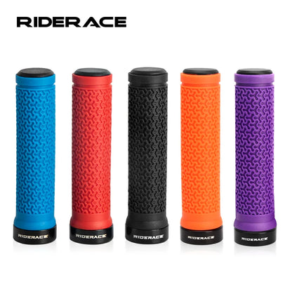 🚴‍♂️ RIDERACE Λαβές Τιμονιού Ποδηλάτου – Αντιολισθητικές με Κλείδωμα & Απορρόφηση Κραδασμών 🖐️✨
