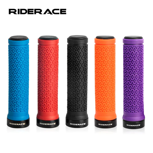 🚴‍♂️ RIDERACE Χειρολαβές Ποδηλάτου MTB – Αντιολισθητικές, Μονόπλευρο Κλείδωμα & Αντικραδασμικές 🖐️⚡