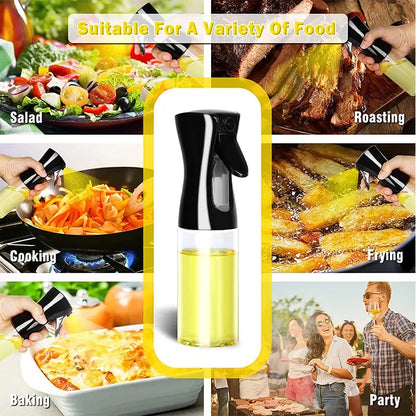 🫒🥗 Kitchen Oil Spray Bottle – 200ml / 300ml / 500ml 🍳 Επαναγεμιζόμενο Μπουκάλι Ψεκασμού για Μαγειρική, BBQ & Baking