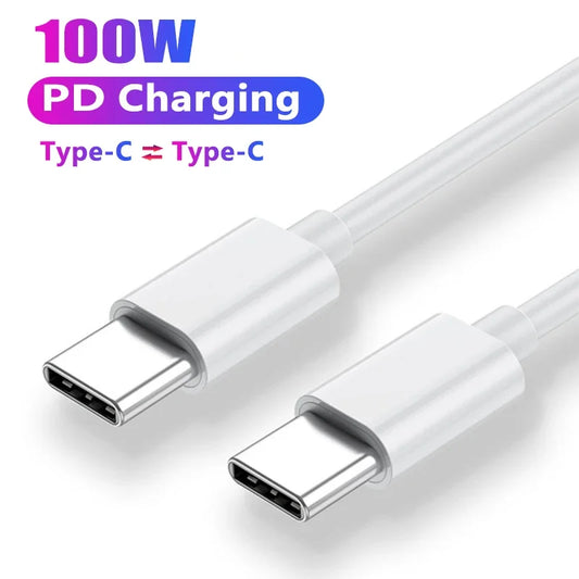 ⚡🔌 PD 100W USB-C to USB-C Cable – Υπερταχεία Φόρτιση & Data Sync 🎯