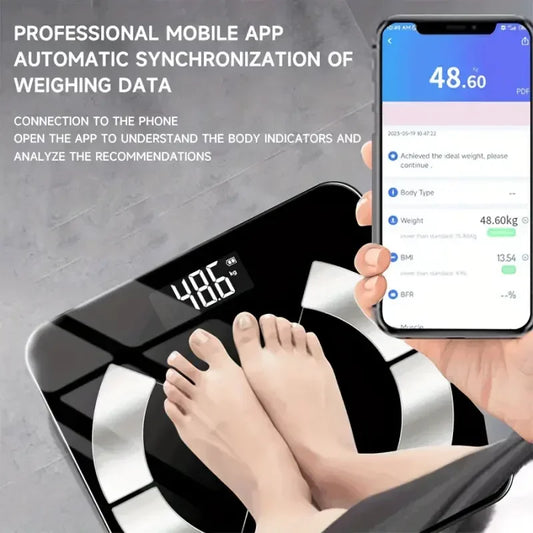 ⚖️📱 Intelligent Body Fat Scale 🚀 (Ασύρματη Ζυγαριά Υγείας με APP)