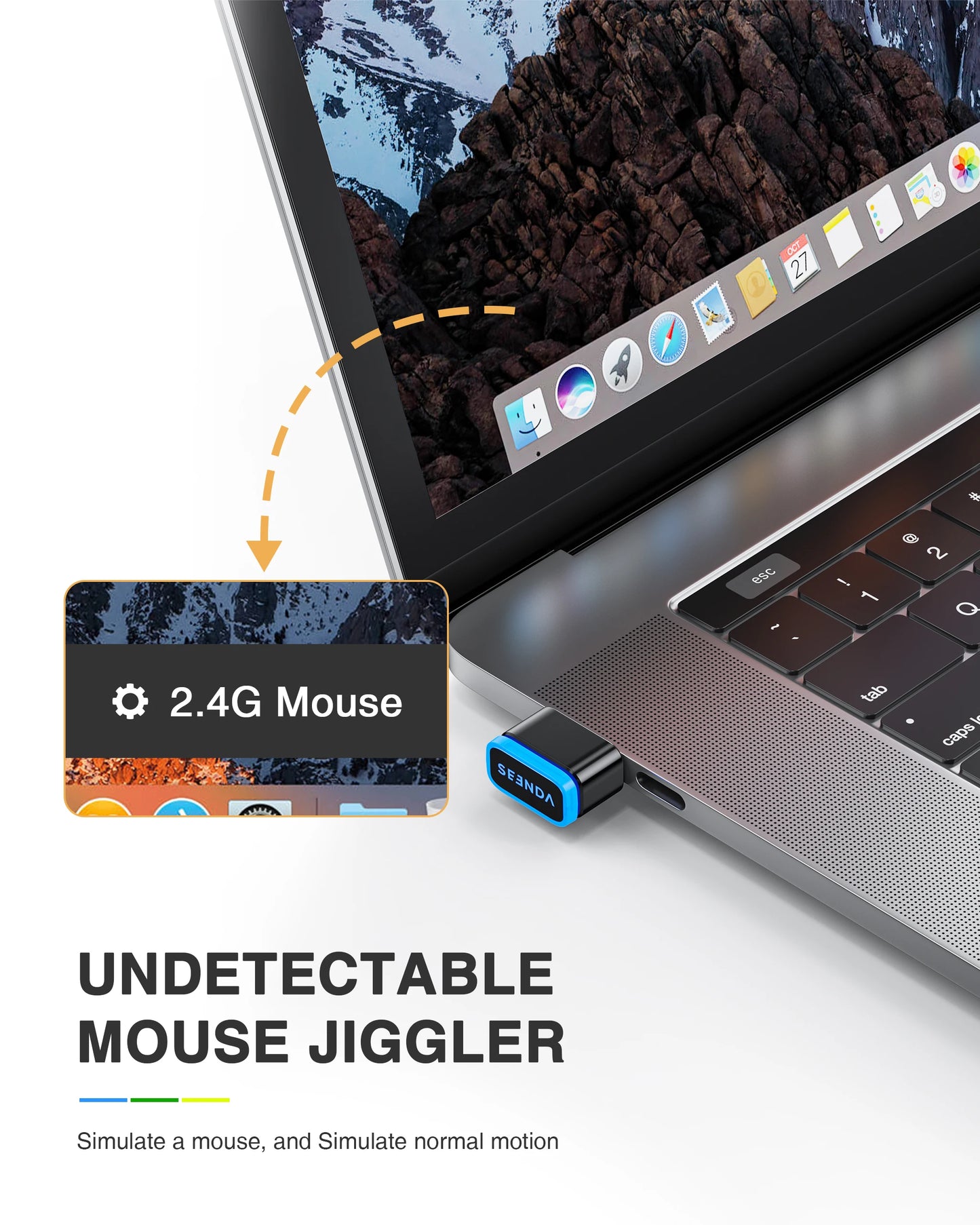 🖱️💻 Seenda DK16 Mouse Jiggler – Keep Your PC Awake & Undetectable! 🛡️ Το έξυπνο gadget που κρατά τον υπολογιστή σου ενεργό χωρίς να σε ανιχνεύει κανένα σύστημα!