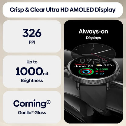 Zeblaze GTR 3 Pro Smartwatch – AMOLED 1.43’’ | Κλήσεις από το Ρολόι | Ανοξείδωτο Ατσάλι 316L