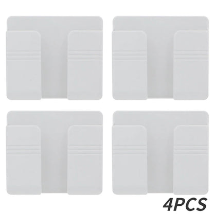 📱 Multifunction Wall Mounted Storage Box – Οργανωτής Χωρίς Τρύπες για Τηλεκοντρόλ, Κινητά & Καλώδια