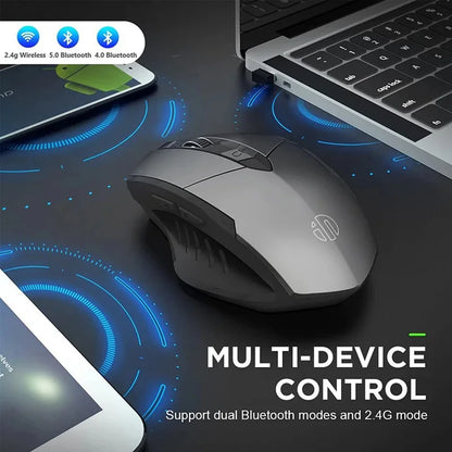 🖱️ INPHIC Tri-Mode Bluetooth & Wireless Mouse – Rechargeable, Silent, Multi-Device ✅ Επαναφορτιζόμενο Ποντίκι 3 σε 1 – Απόλυτη Ελευθερία σε Laptop, Tablet, Smartphone & Desktop!