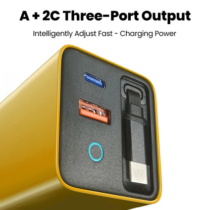 ⚡🔌 80W Super Fast Charge – Τηλεσκοπικός USB-C Φορτιστής με LED Light