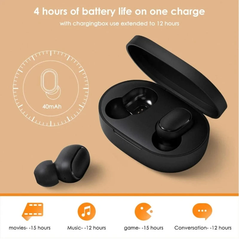 Xiaomi Redmi AirDots 2 – Ασύρματα Bluetooth 5.0 TWS Earbuds με Μικρόφωνο & Charging Case