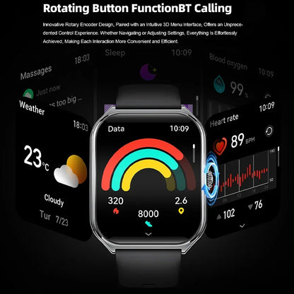 MT61 Ultra Thin Smartwatch 1.96” AMOLED – Bluetooth Κλήσεις, Always-On Display & Παρακολούθηση Ευεξίας