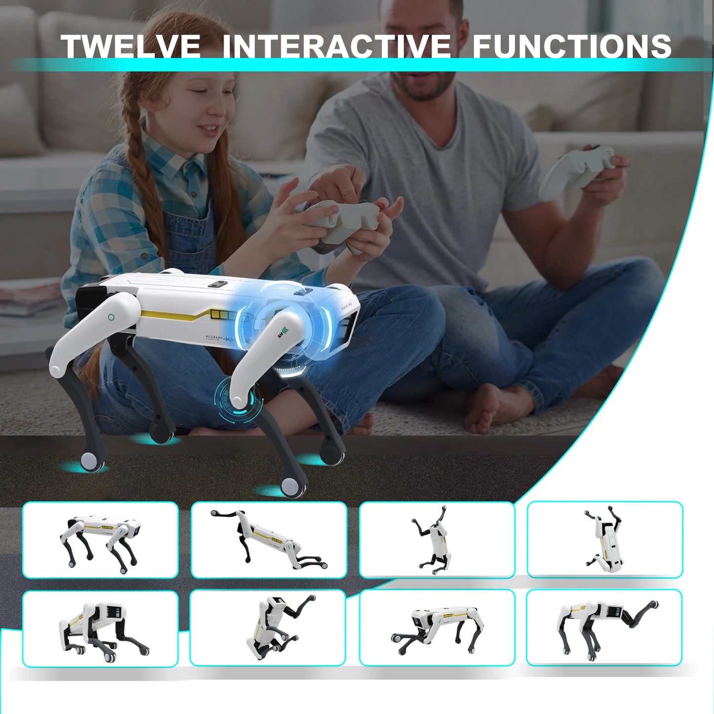 🤖🐶 Intelligent AI RC Robot Dog – Voice Dialogue & APP Remote Control