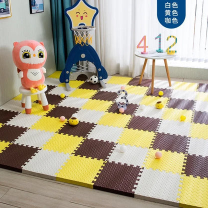 🧩🍼 Baby Foam Play Mat 🚀 (12τμχ Puzzle Carpet – 30x30x1cm)