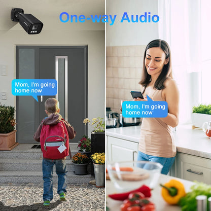 🔒📹 ASECAM 4K 8MP IP Camera – POE, H.265, Full Color Νυχτερινή Όραση & Ανίχνευση Ανθρώπου