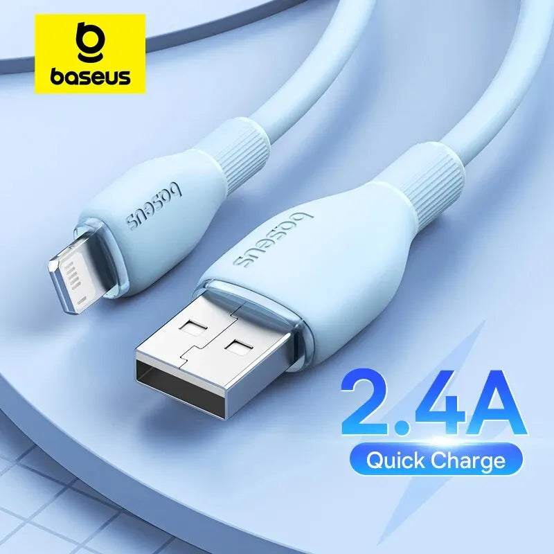 ⚡🔌 Baseus TPE 2.4A Fast Charging Cable 🚀📱 για iPhone & iPad