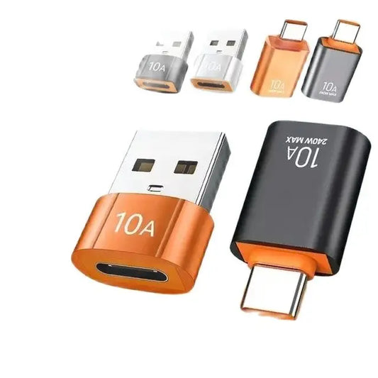 🔌⚡ USB A → USB-C OTG Adapter – 10A/6A Fast Charge & USB 3.0 Data Converter 🎯