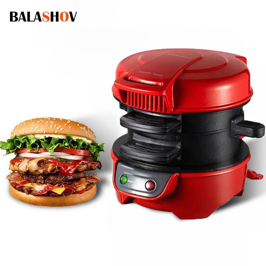 🍔⚡ Mini Electric Burger Maker – Πολυλειτουργική Συσκευή για Μπέργκερ, Muffins & Πρωινά Σάντουιτς 🍳 Το σπιτικό σου πρωινό, έτοιμο σε 5 λεπτά – γρήγορα, υγιεινά & χωρίς κόπο!