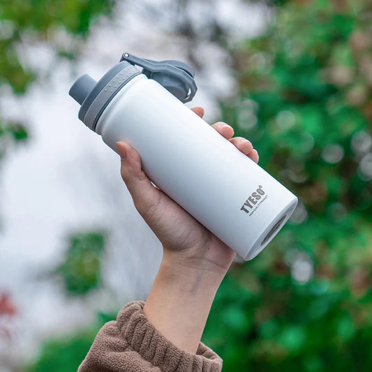 🚶‍♂️🥤 Tyeso Θερμός 530ml / 750ml | Ανοξείδωτο 304 | Travel Sport Bottle | Ζεστά & Κρύα Ροφήματα 6-12 ώρες