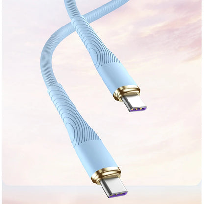 ⚡ PD 100W Type-C to Type-C Καλώδιο Φόρτισης – Liquid Silicone