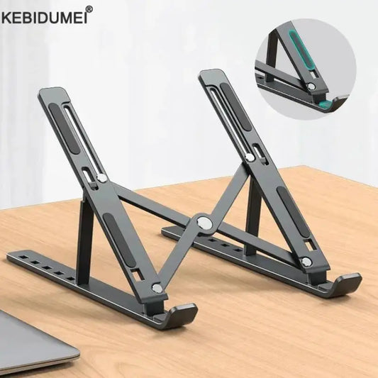 💻✨ Adjustable Foldable Laptop Stand – Ρυθμιζόμενη & Φορητή Βάση Notebook 🎯