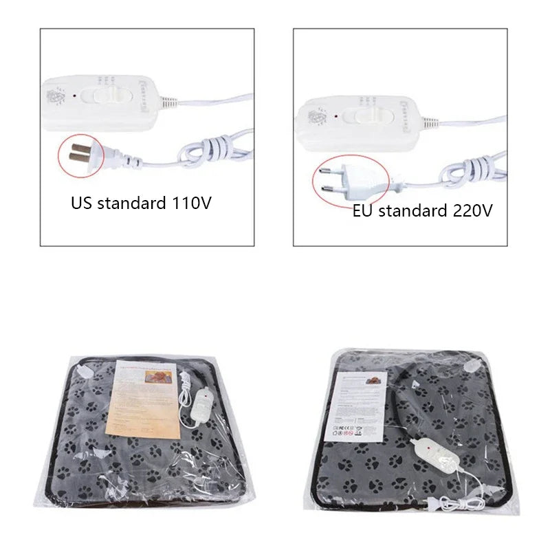 🔥🐶 Pet Heated Mat – Ρυθμιζόμενο Ηλεκτρικό Στρωματάκι για Σκύλους 🛏️⚡ Ζεστασιά & άνεση όλο το χειμώνα – με ασφάλεια και ευκολία!